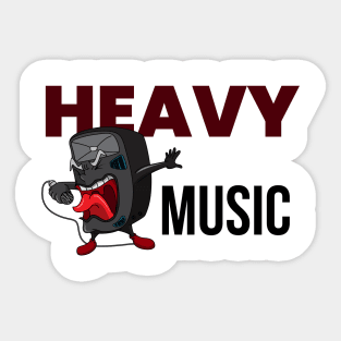 heavy music Sticker